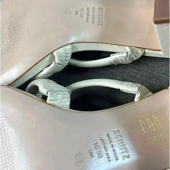 Schutz Olly Block Heel Sandal Size 10.5B - Picture 6 of 9